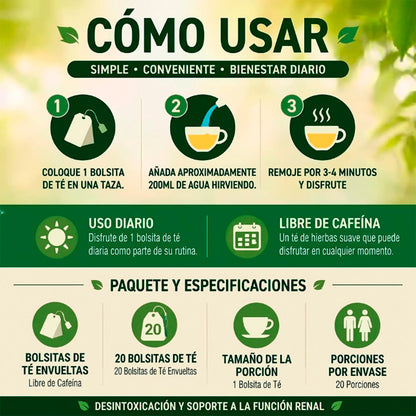 Té Verde Infusión Herbal, Plan Bienestar | Slimtea 14 Días