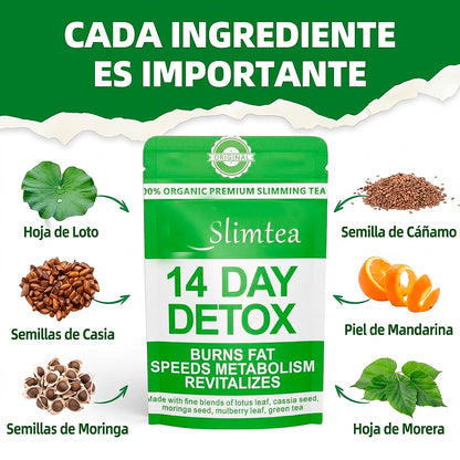 Té Verde Infusión Herbal, Plan Bienestar | Slimtea 14 Días